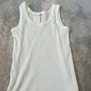 Ribbed tank top